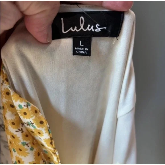 Lulu's Yellow Floral Midi Dress - Picture 2 of 5